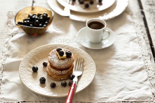 blueberry pikelets