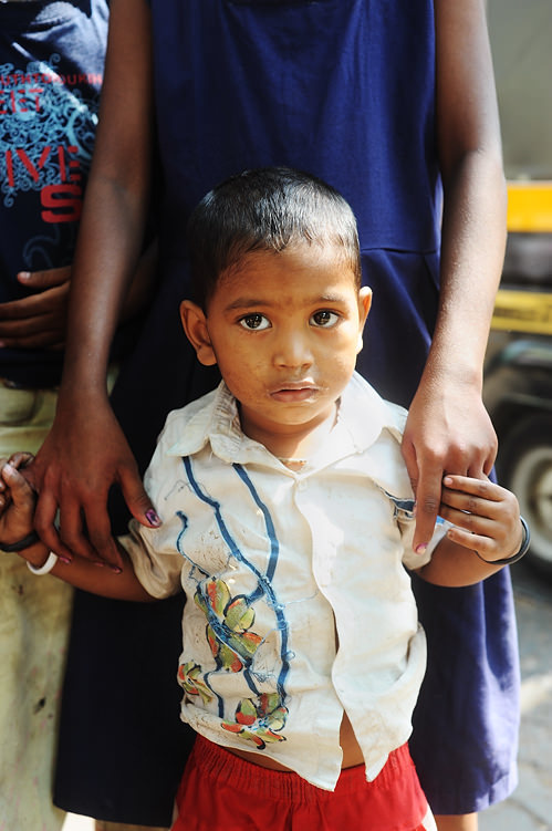 Indian child in Mumabi