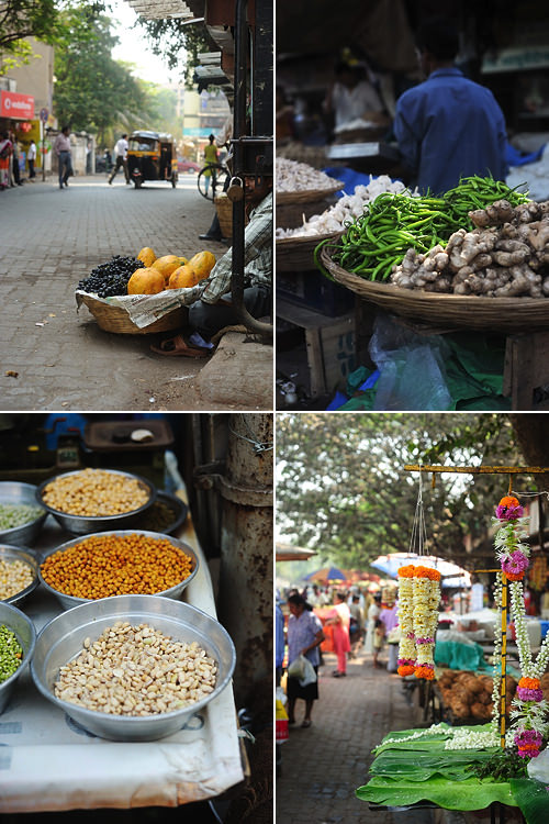 Indian market scenes