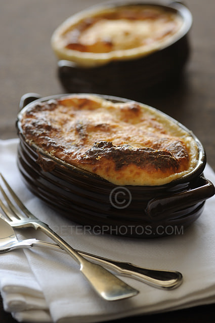 Greek pastitsio pie