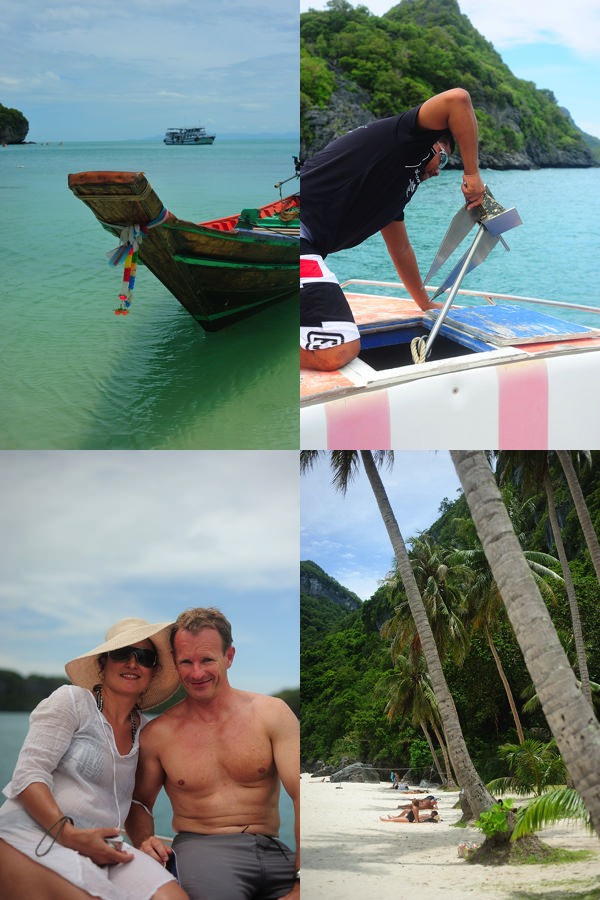 cruising around Mu Ko Ang Thong National Park Thailand