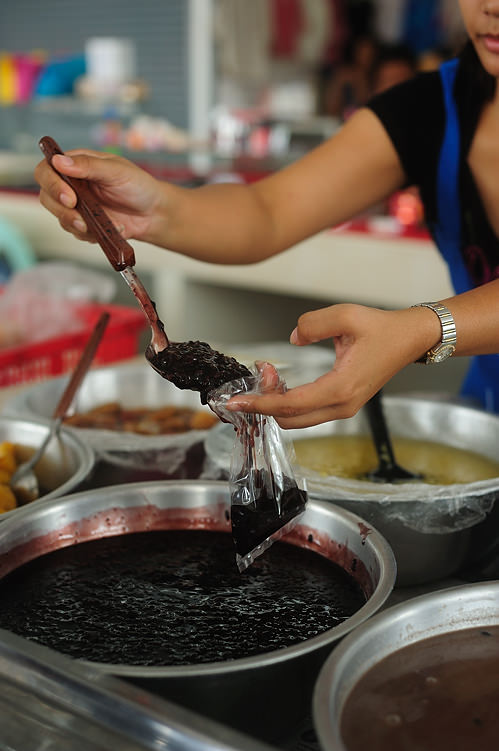 black sticky rice Koh samui