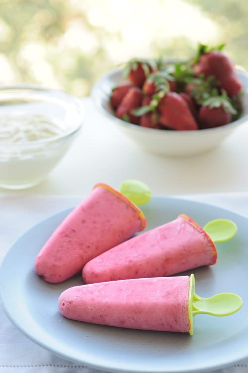 Yogurt and Berry "pops"