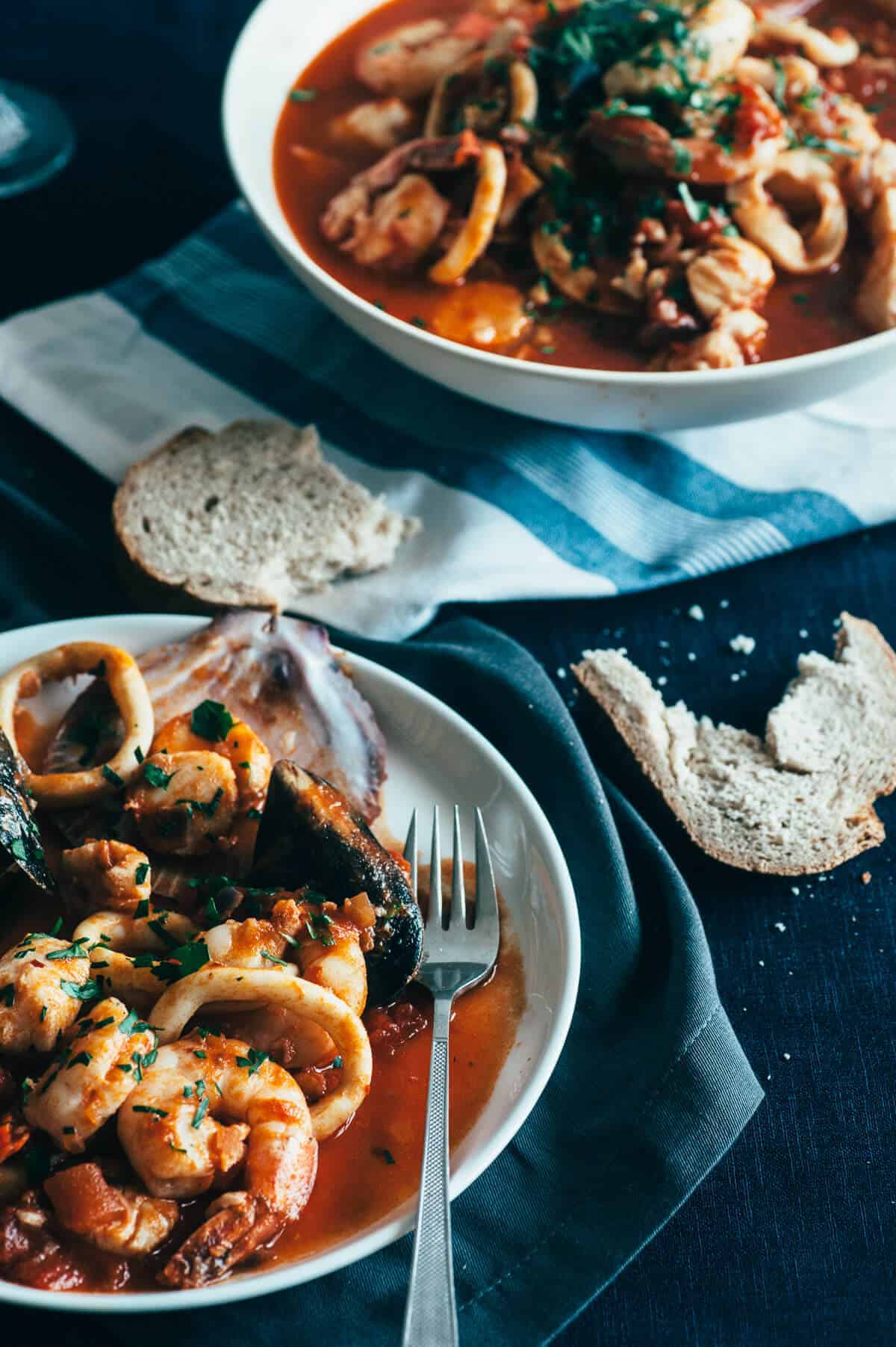 Seafood Stew Souvlaki For The Soul