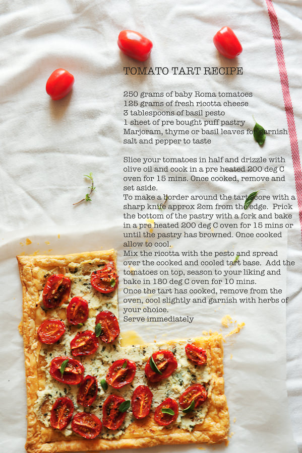 Tomato tart recipe