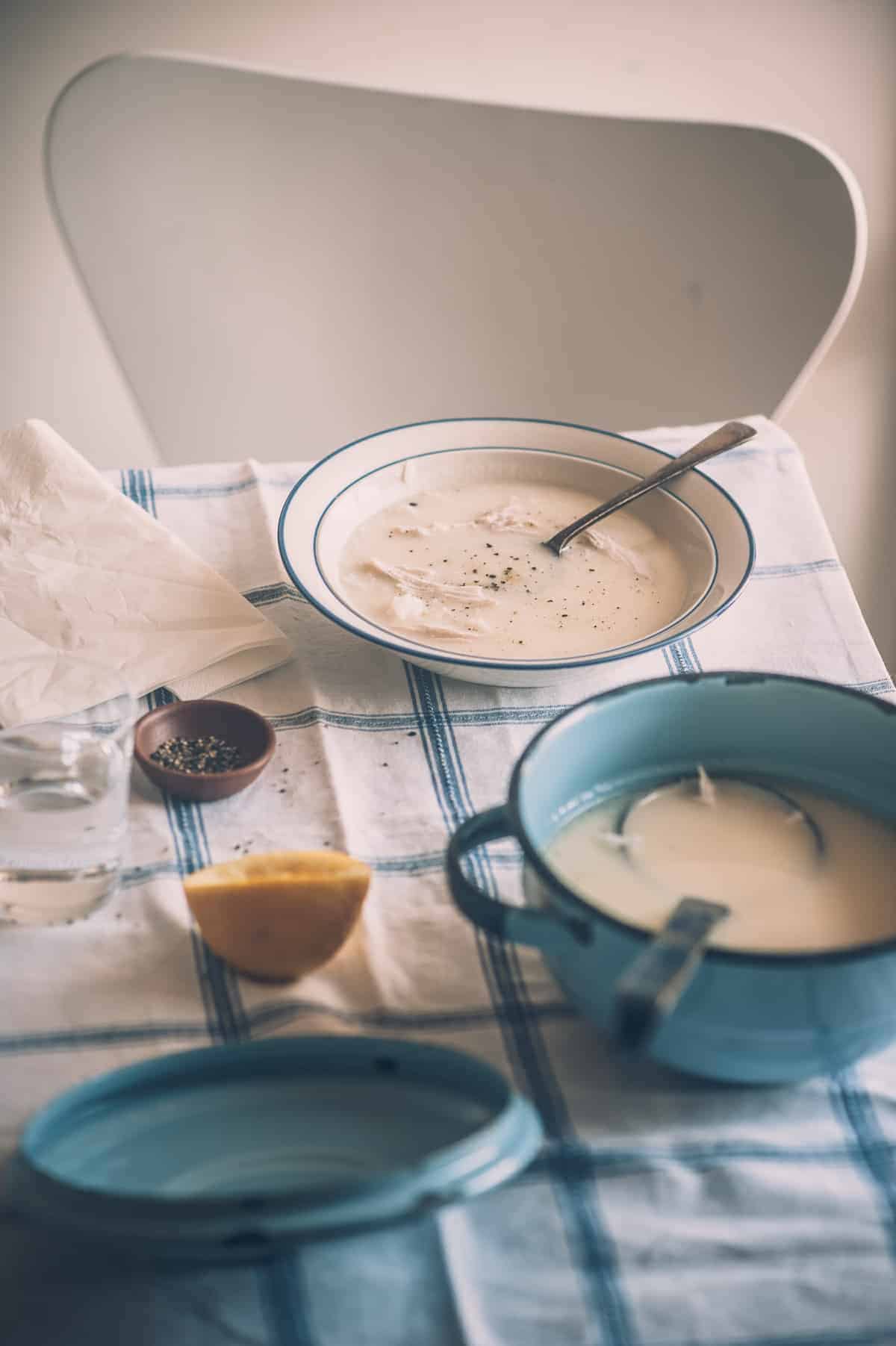 kotosoupa Greek chicken soup recipe