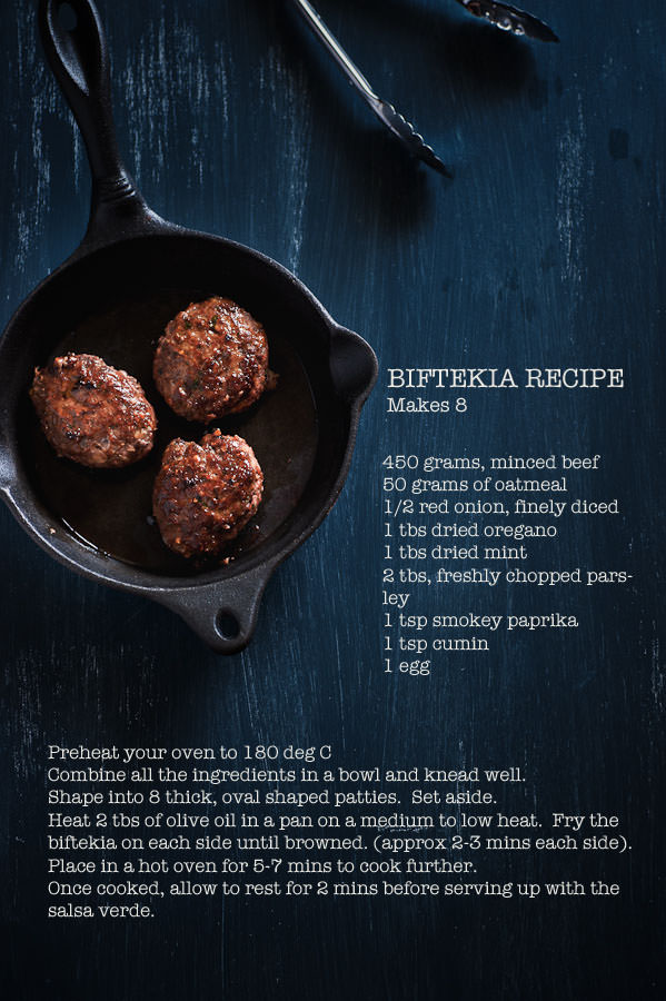 Greek biftekia recipe