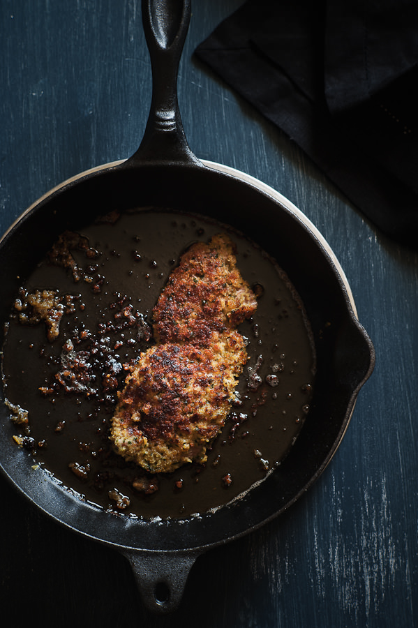 fried veal schnitzel