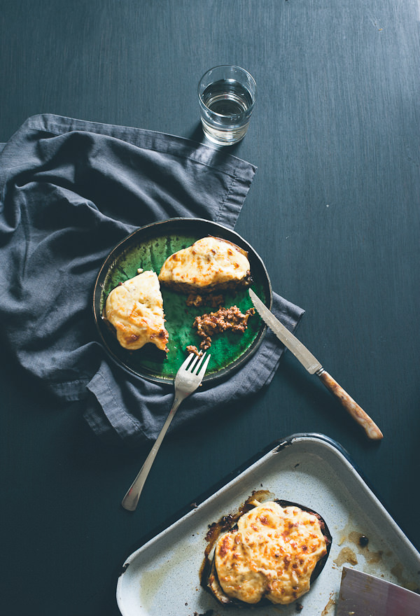 "Papoutsakia"Stuffed Eggplants Souvlaki For The Soul