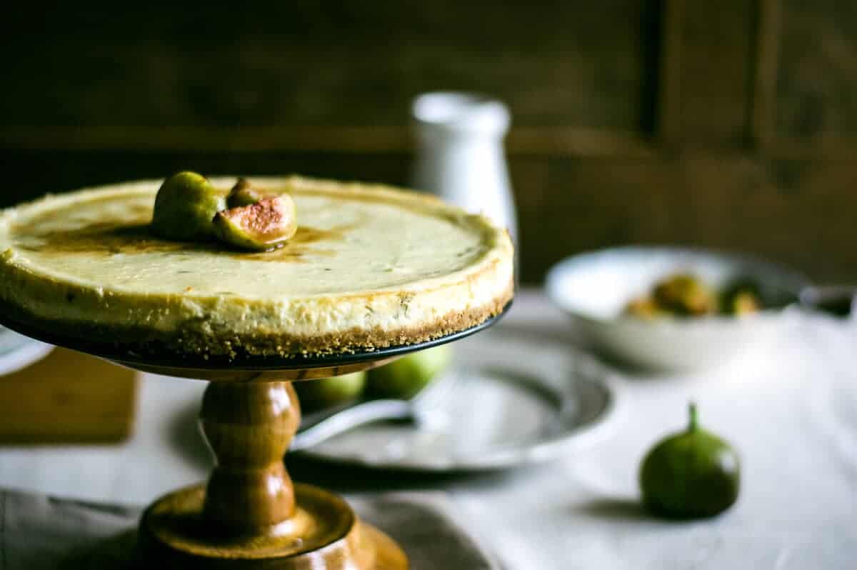 baked lime cheesecake