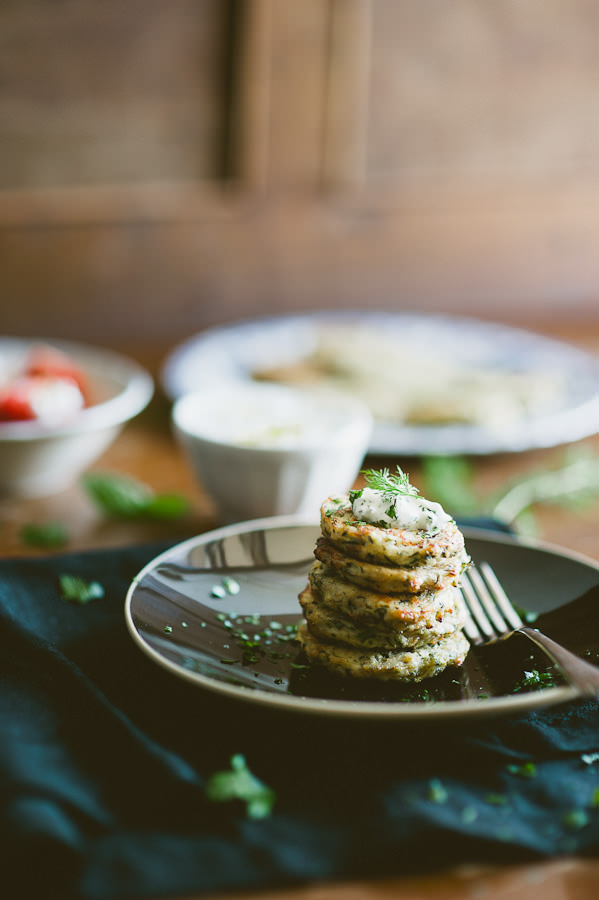 zucchini fritters greek kolokythokeftedes