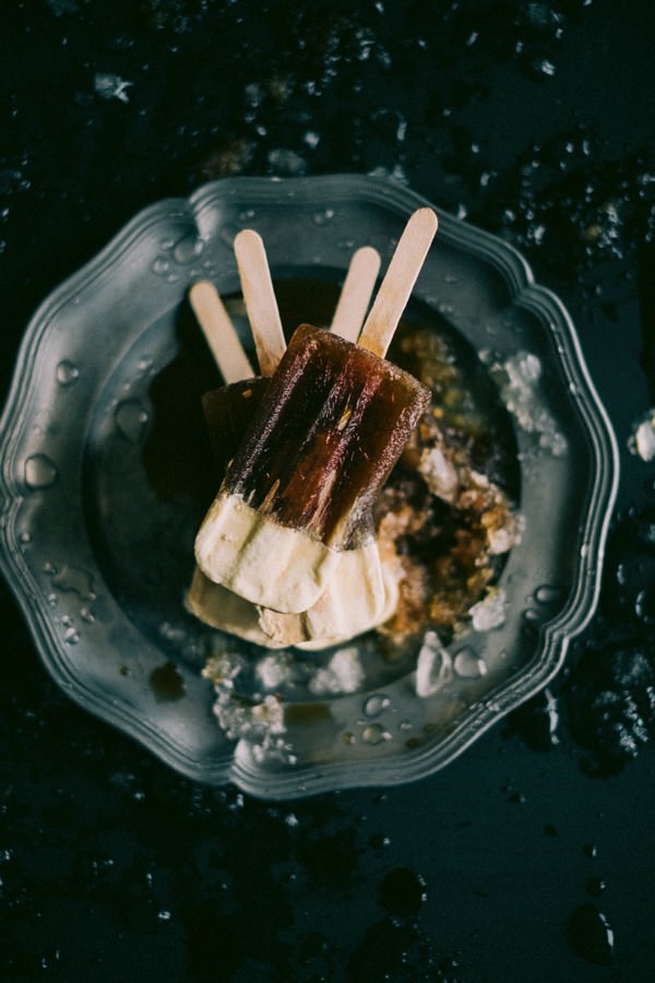 irish coffee ice pops