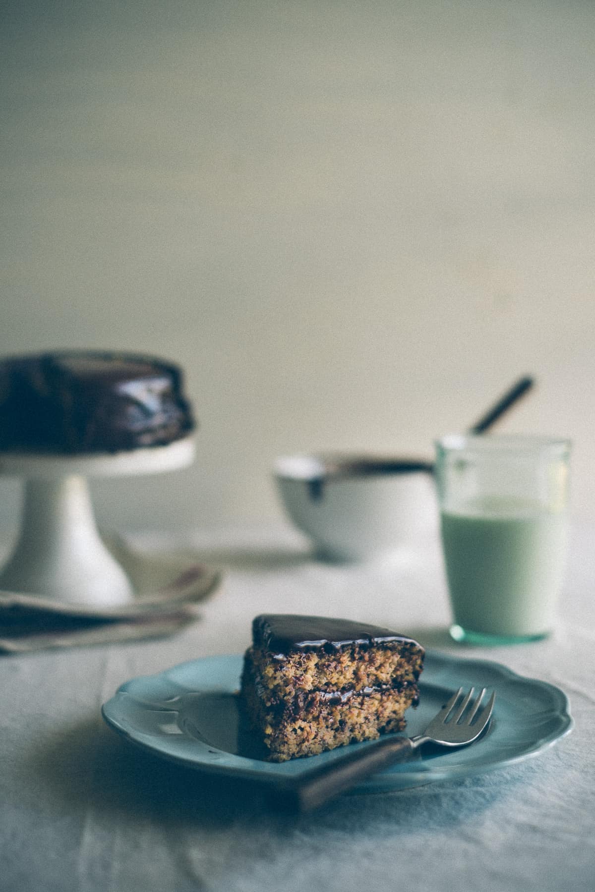 chocolate and hazelnut cake