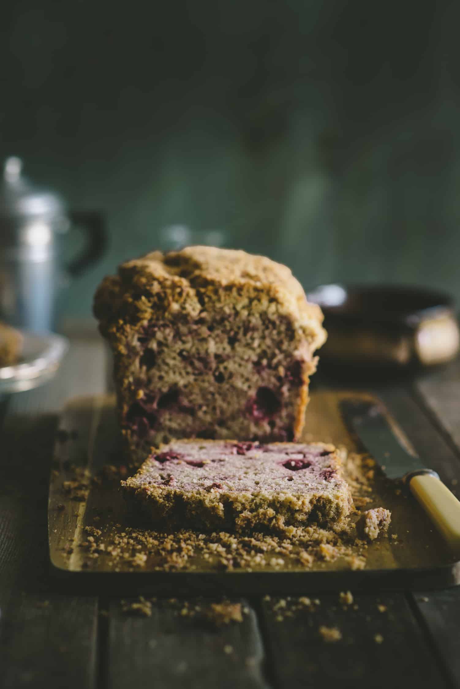 raspberry muffin bread