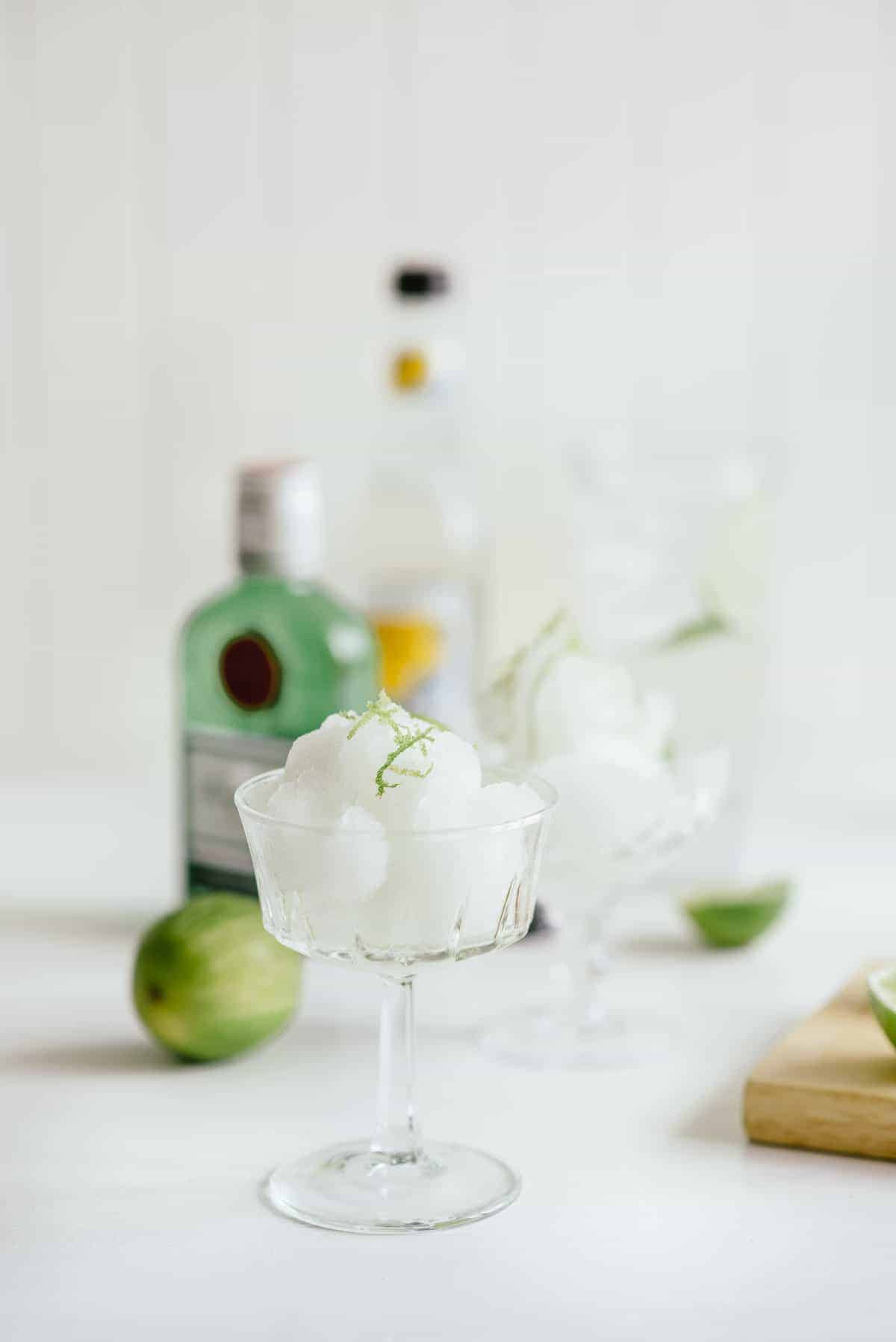 gin and tonic sorbet