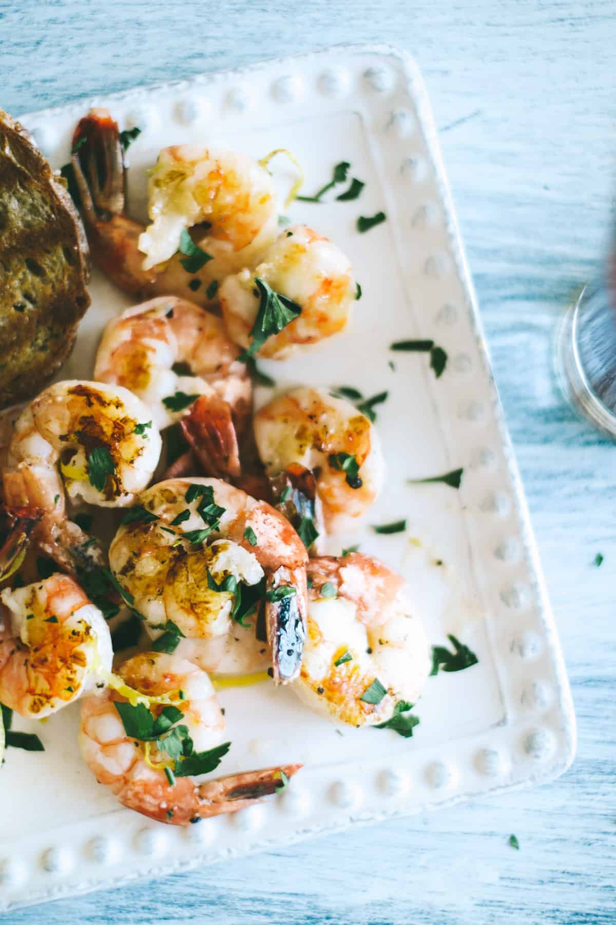 Barbecued Shrimp with a Bloody Mary Dipping Sauce Souvlaki For The Soul