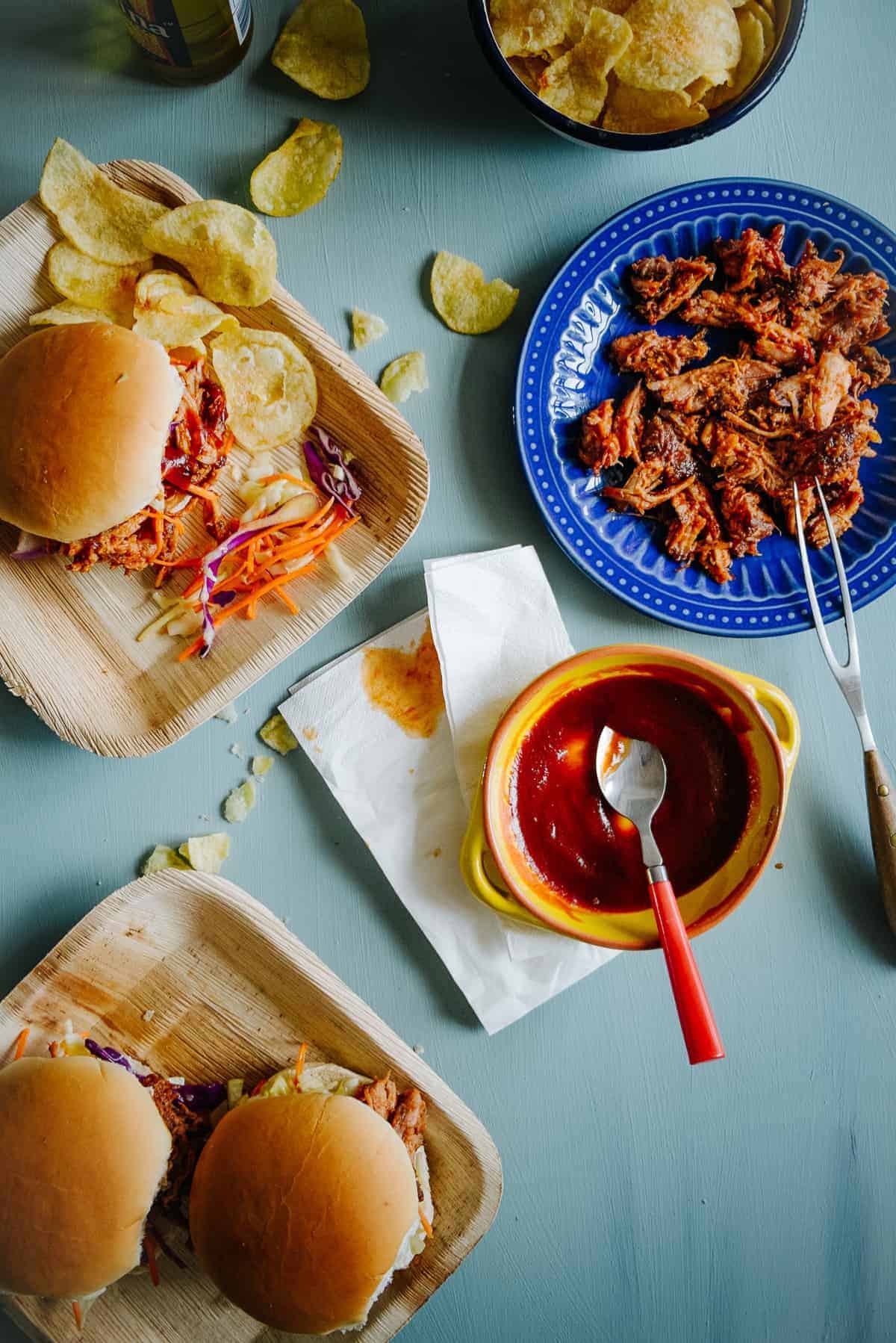 pulled pork sandwiches