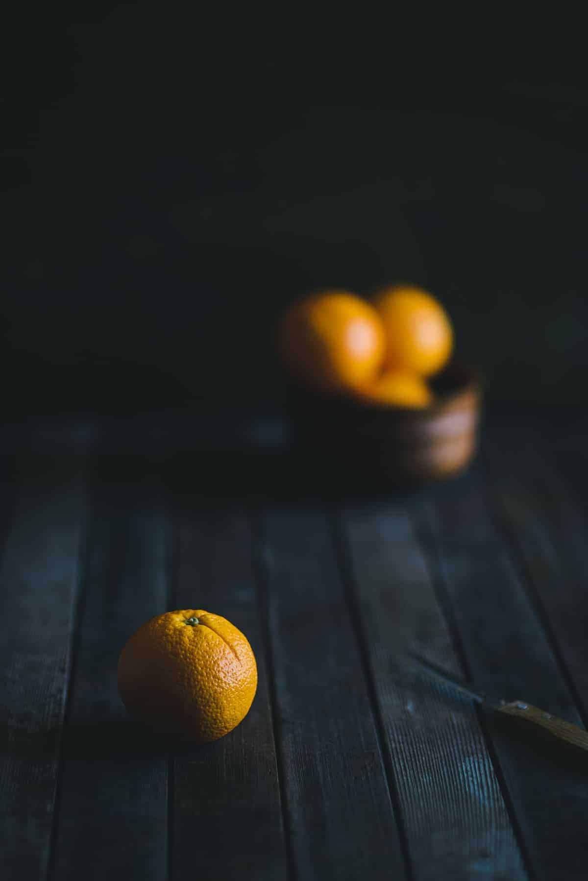 sliced oranges