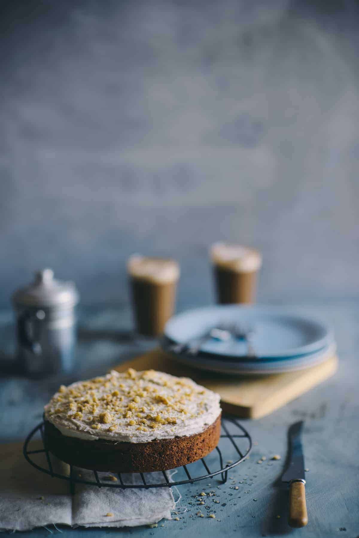 spelt flour carrot cake