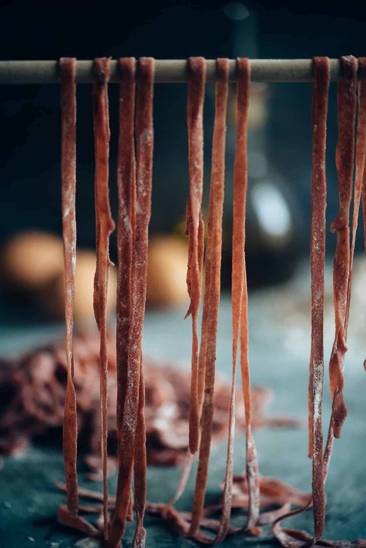 homemade spelt beetroot pasta recipe