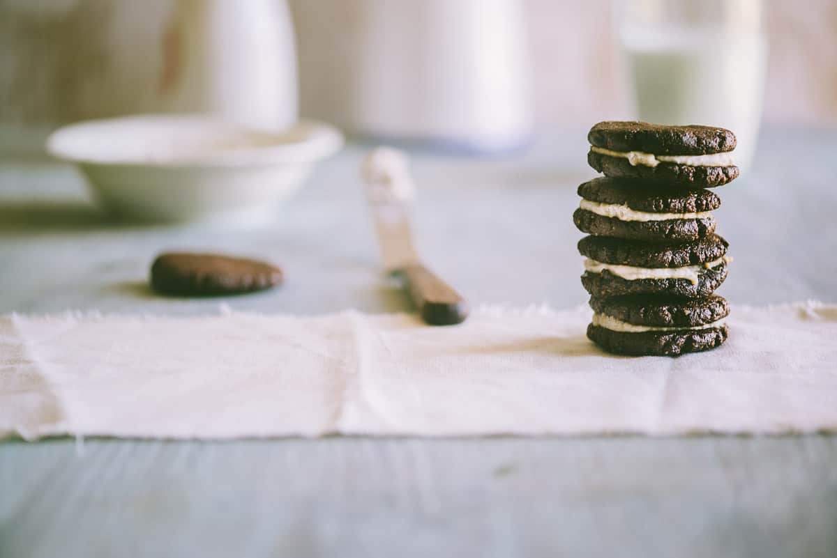 homemade Oreo cookies