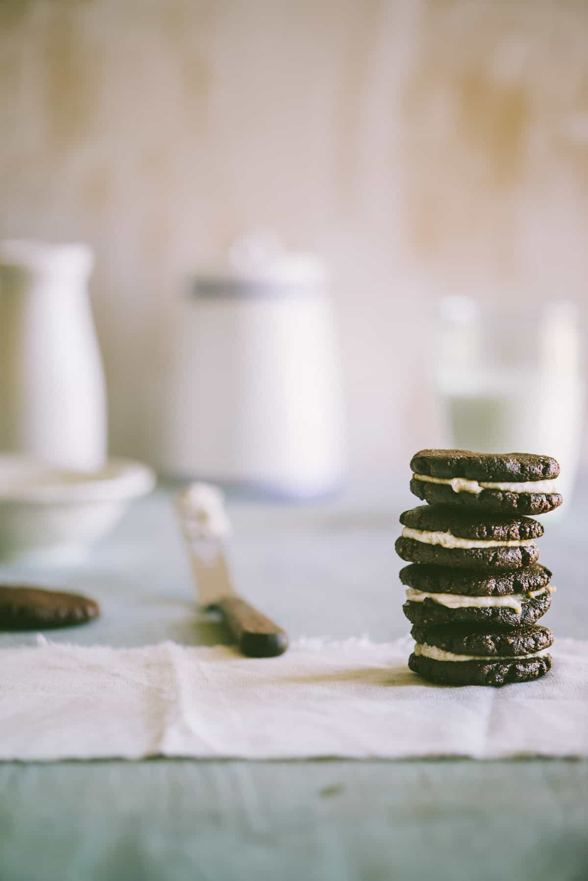 homemade Oreo cookies