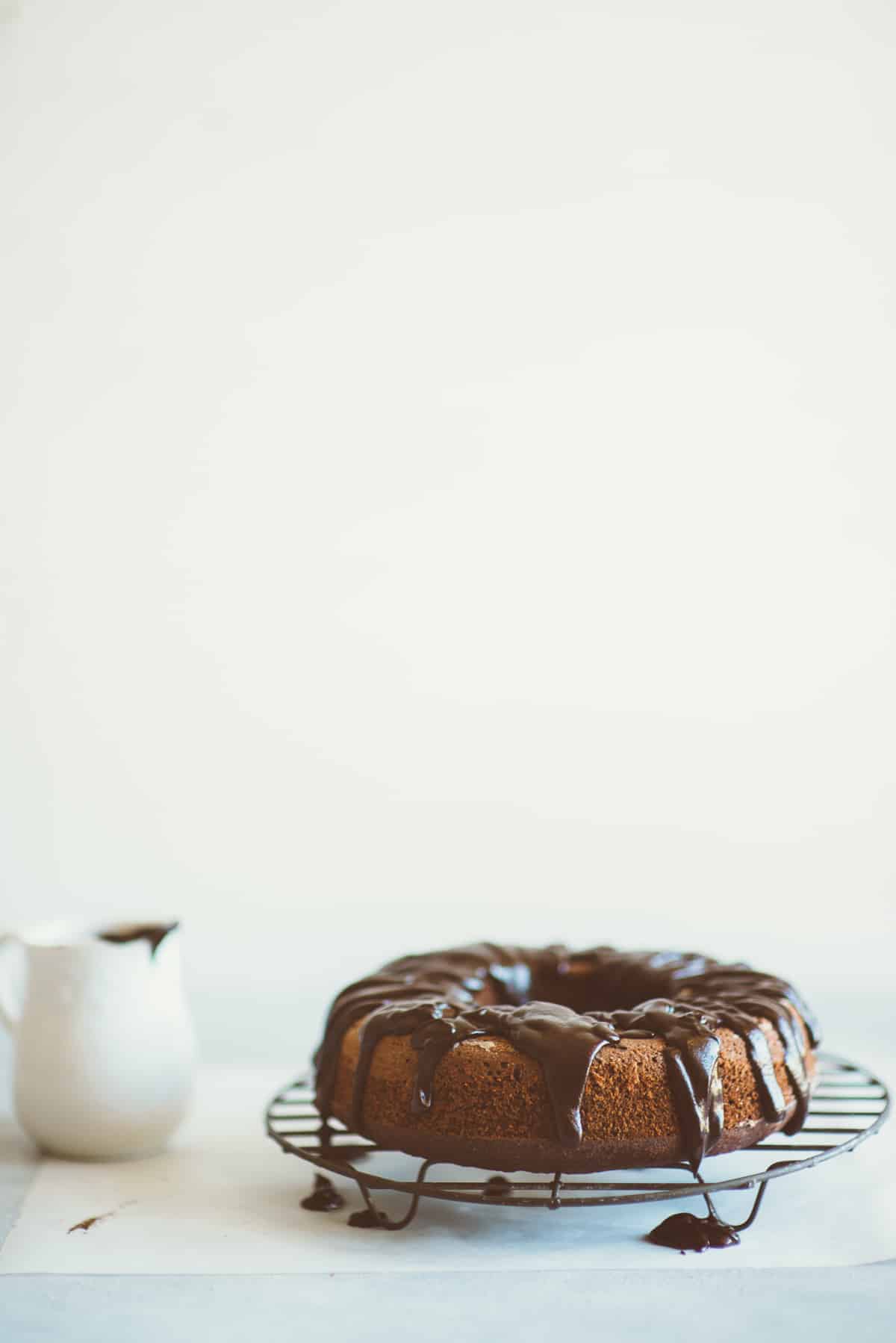 a cake with icing dripping off it