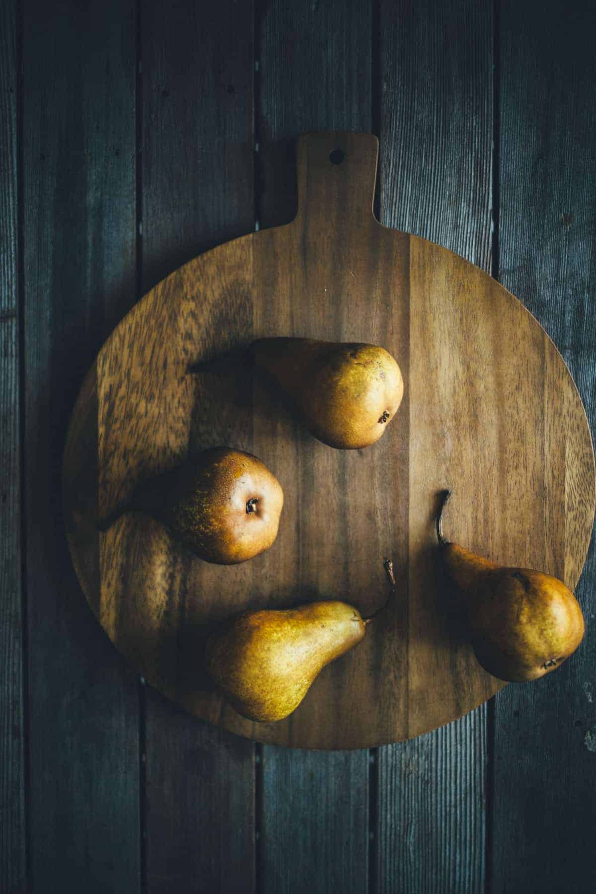 Beurre Bosc pears