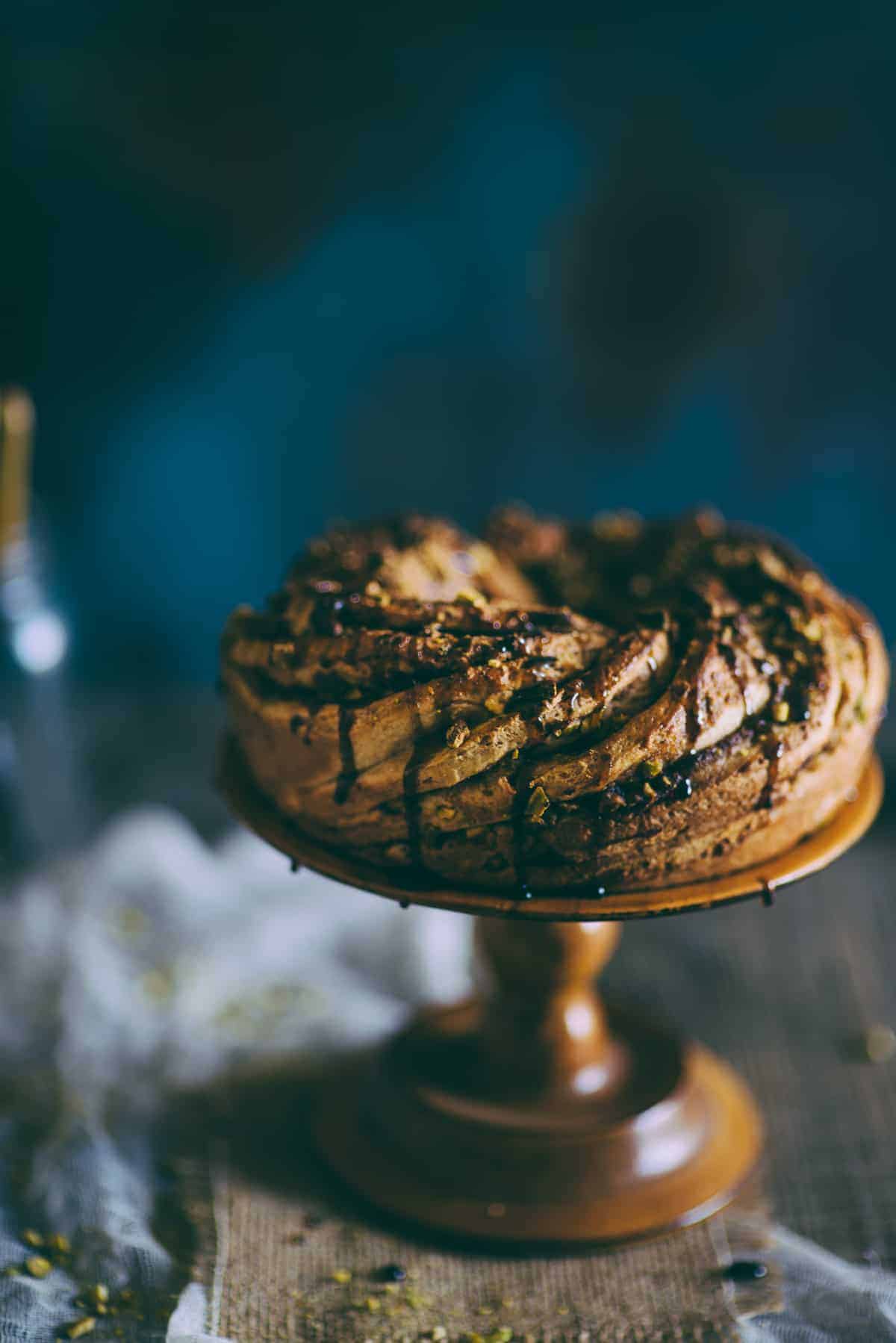 braided cardamom bread