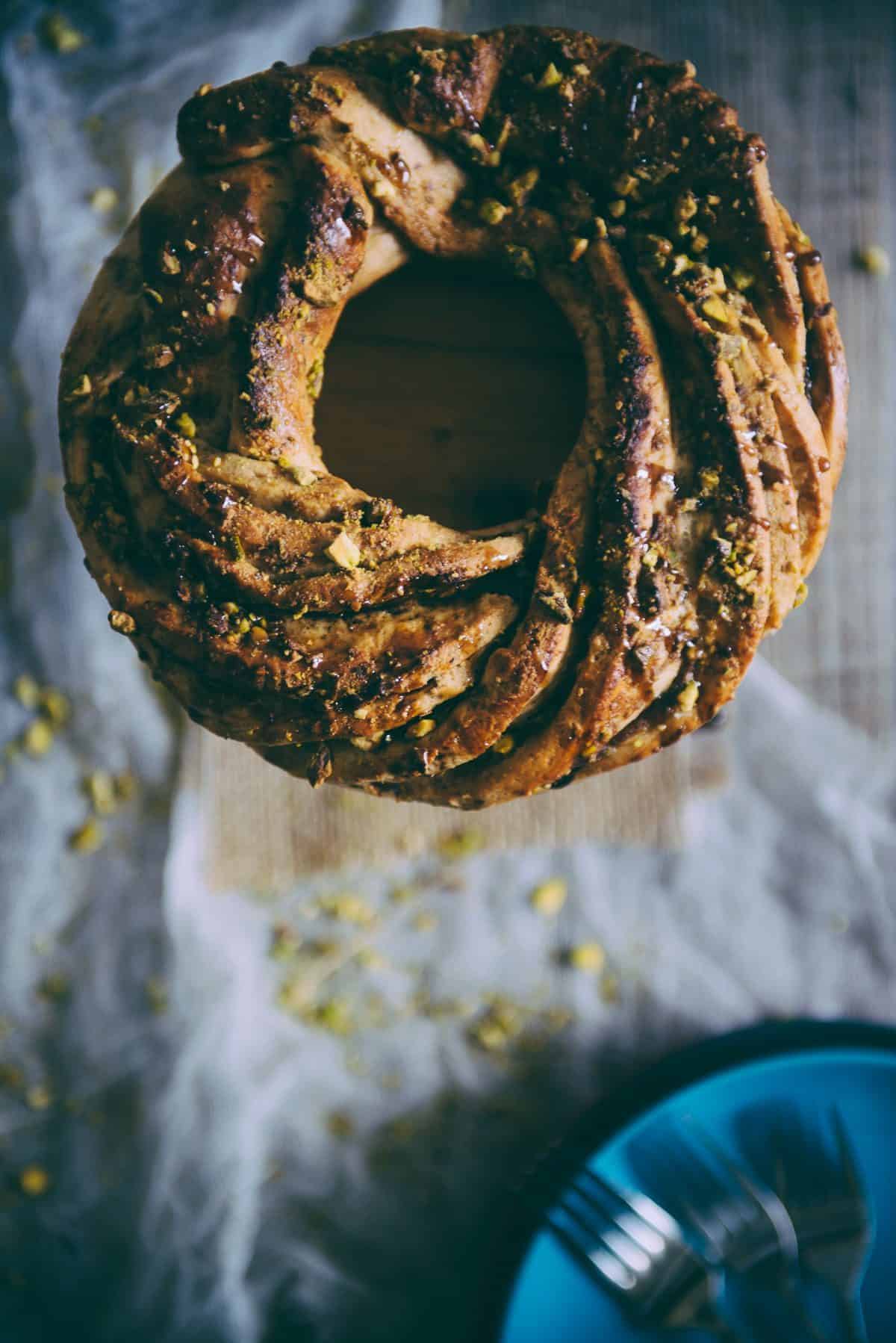 braided cardamom bread