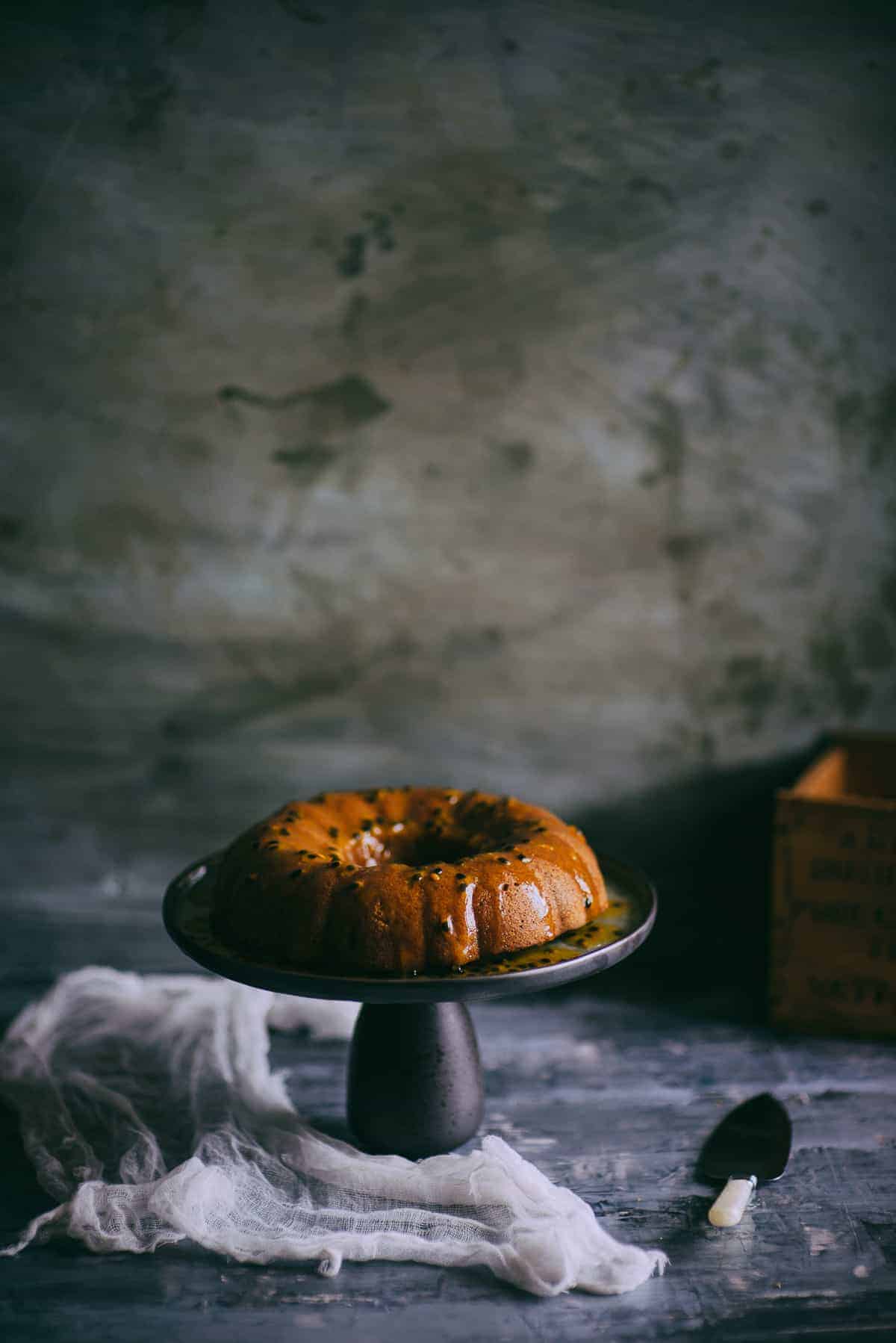 Mango and Coconut Cake with a Passionfruit Glaze - Souvlaki For The Soul