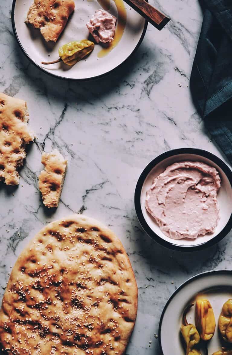 Lagana Traditional Greek Flatbread Recipe Souvlaki For The Soul