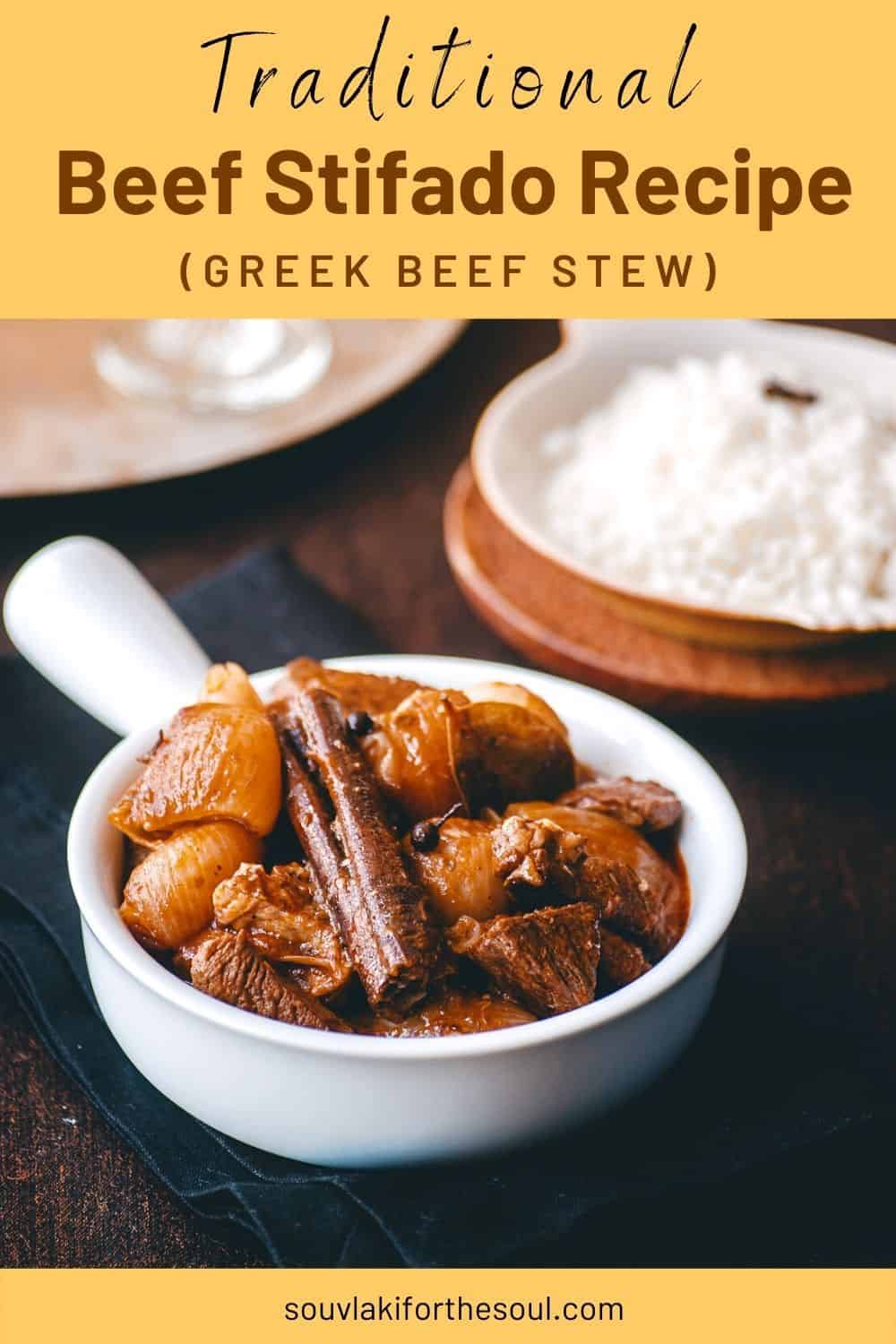 Beef Stifado (Greek Beef Stew) - Souvlaki For The Soul