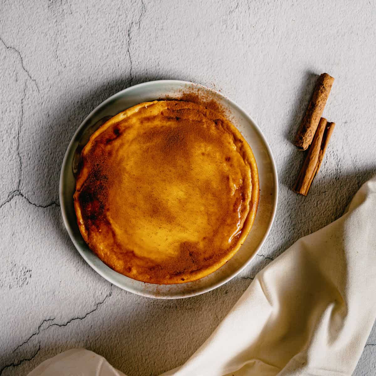 Melopita - Crustless Greek Honey & Cheese Pie image