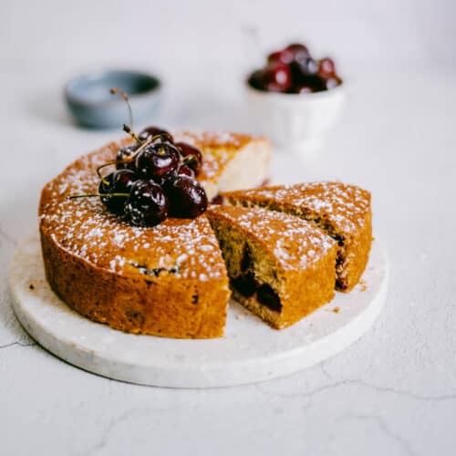 Cherry And Coconut Cake - Souvlaki For The Soul