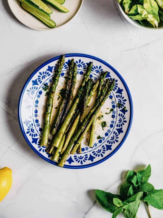 Grilled Asparagus in Foil Souvlaki For The Soul