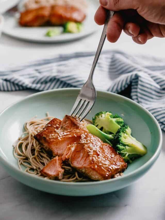 Air Fryer Honey Garlic Salmon