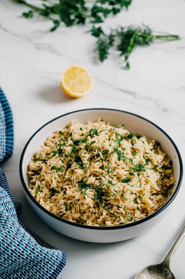 Greek Lemon Rice Recipe - Souvlaki For The Soul